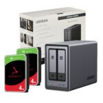 Mnm Box Deals | Ugreen Nasync Dxp2800 2 Bay Nas With Seagate Ironwolf Nas 8Tb Sata Hard Drive Bundle (2X 4Tb) MnM Box Deals | UGreen NASync DXP2800 2 Bay NAS with Seagate Ironwolf NAS 8TB SATA Hard Drive Bundle (2x 4TB)