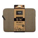 MnM Box Deals | Port Designs Milano II Eco 13/14" Universal Laptop Sleeve - Desert Brown