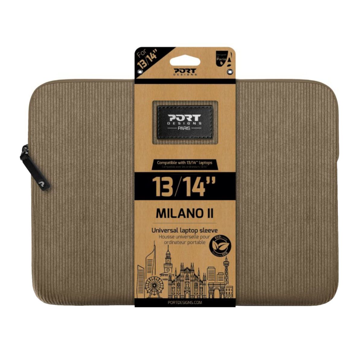 Mnm Box Deals | Port Designs Milano Ii Eco 13/14&Quot; Universal Laptop Sleeve - Desert Brown Port Designs Milano II Eco 13/14" Universal Laptop Sleeve - Desert Brown
