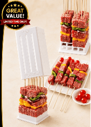 Brochette Express with 32 Bamboo Skewers
