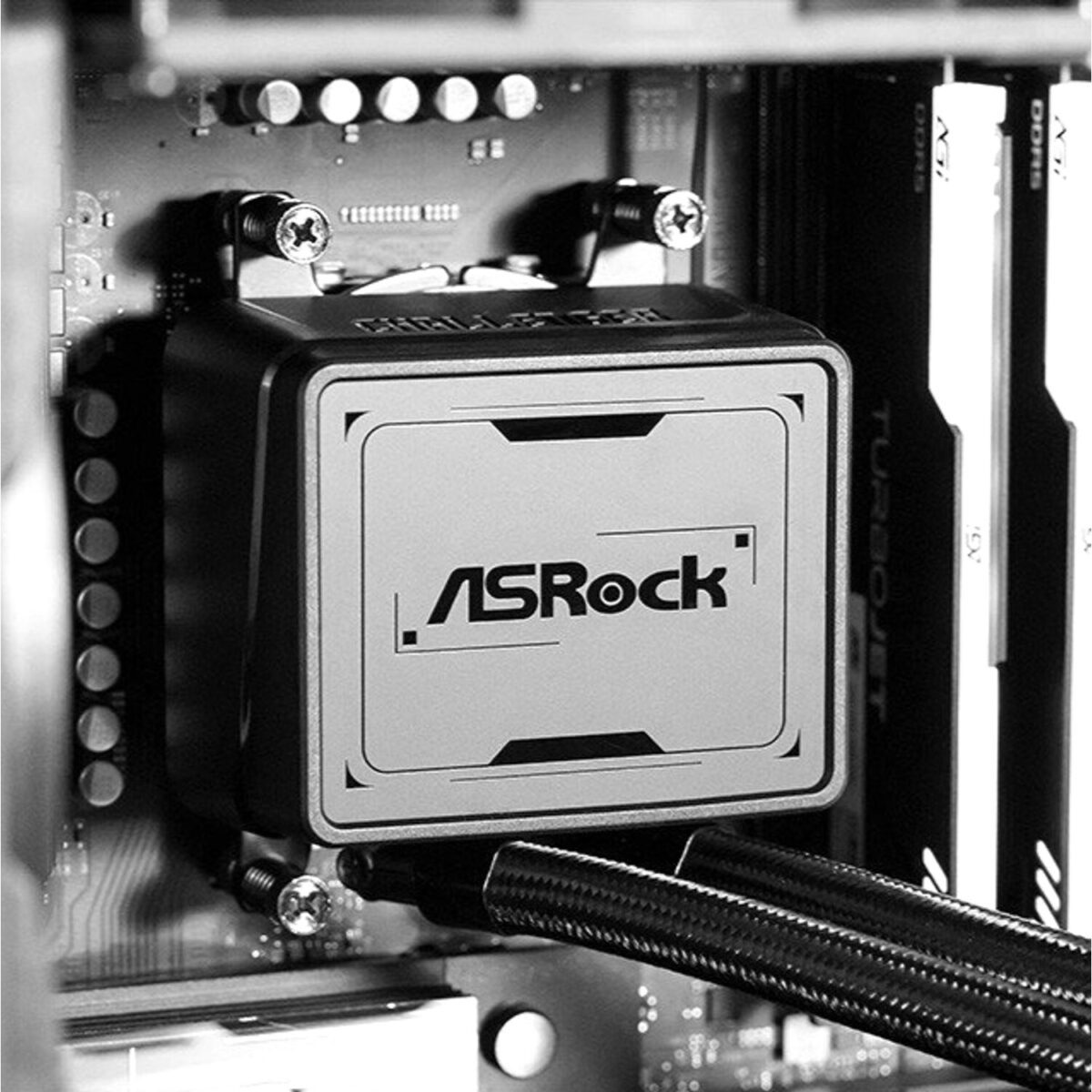 Mnm Box Deals | Asrock Challenger Pure 360 Aio Liquid Cooler - Black ASRock Challenger Pure 360 AIO Liquid Cooler - Black - Image 7