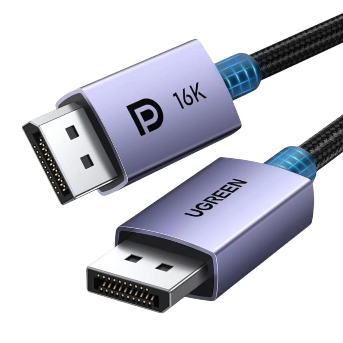 Mnm Box Deals | Ugreen Dp2.1 Male To Male 16K Braided 2M Cable UGREEN DP2.1 Male to Male 16K Braided 2M Cable