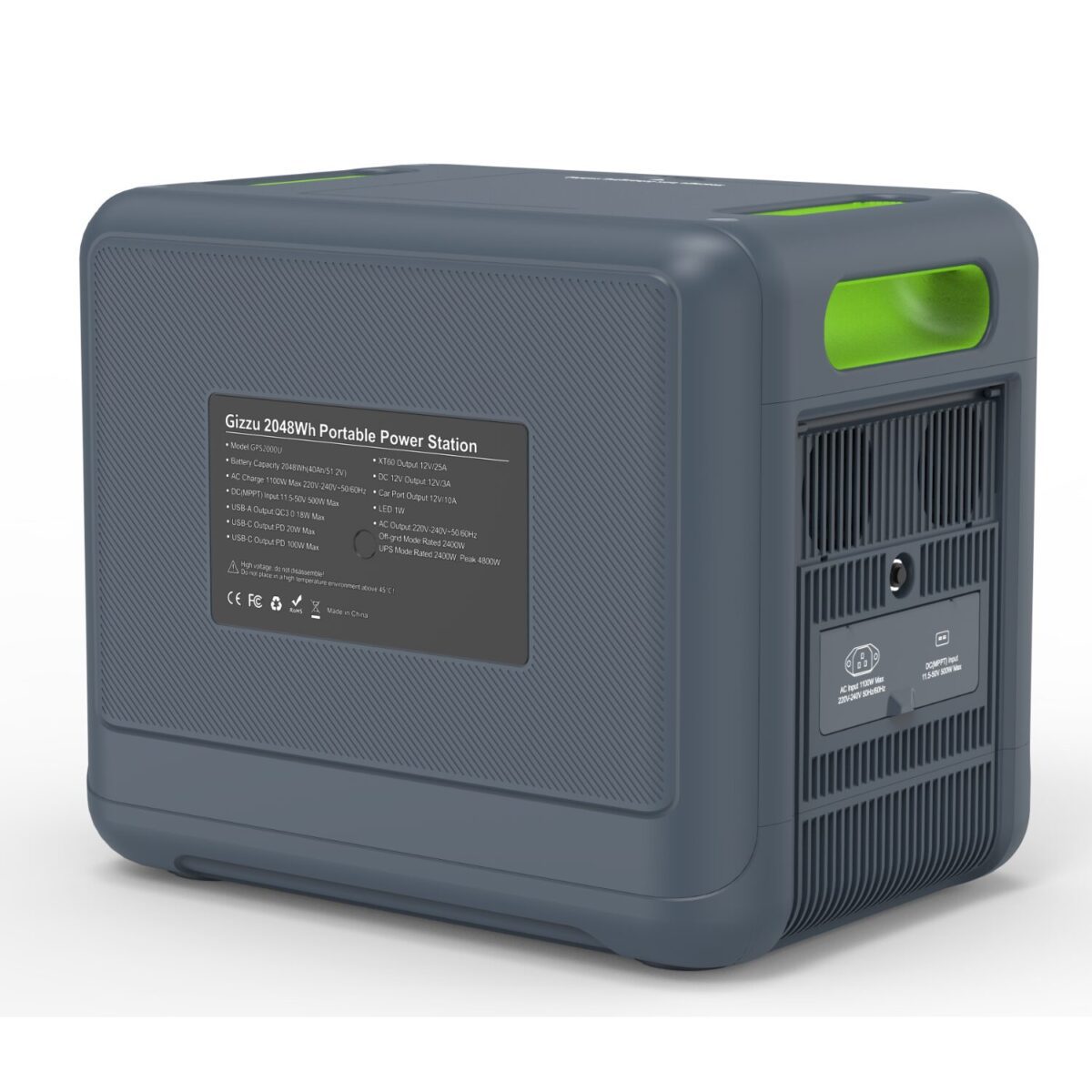Mnm Box Deals | Gizzu Hero Pro 2048Wh/2400W Ups Power Station With App Gizzu Hero Pro 2048Wh/2400W UPS Power Station With App - Image 2