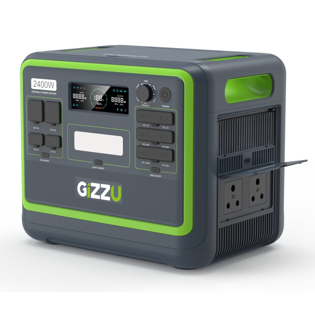 Mnm Box Deals | Gizzu Hero Pro 2048Wh/2400W Ups Power Station With App Gizzu Hero Pro 2048Wh/2400W UPS Power Station With App - Image 4