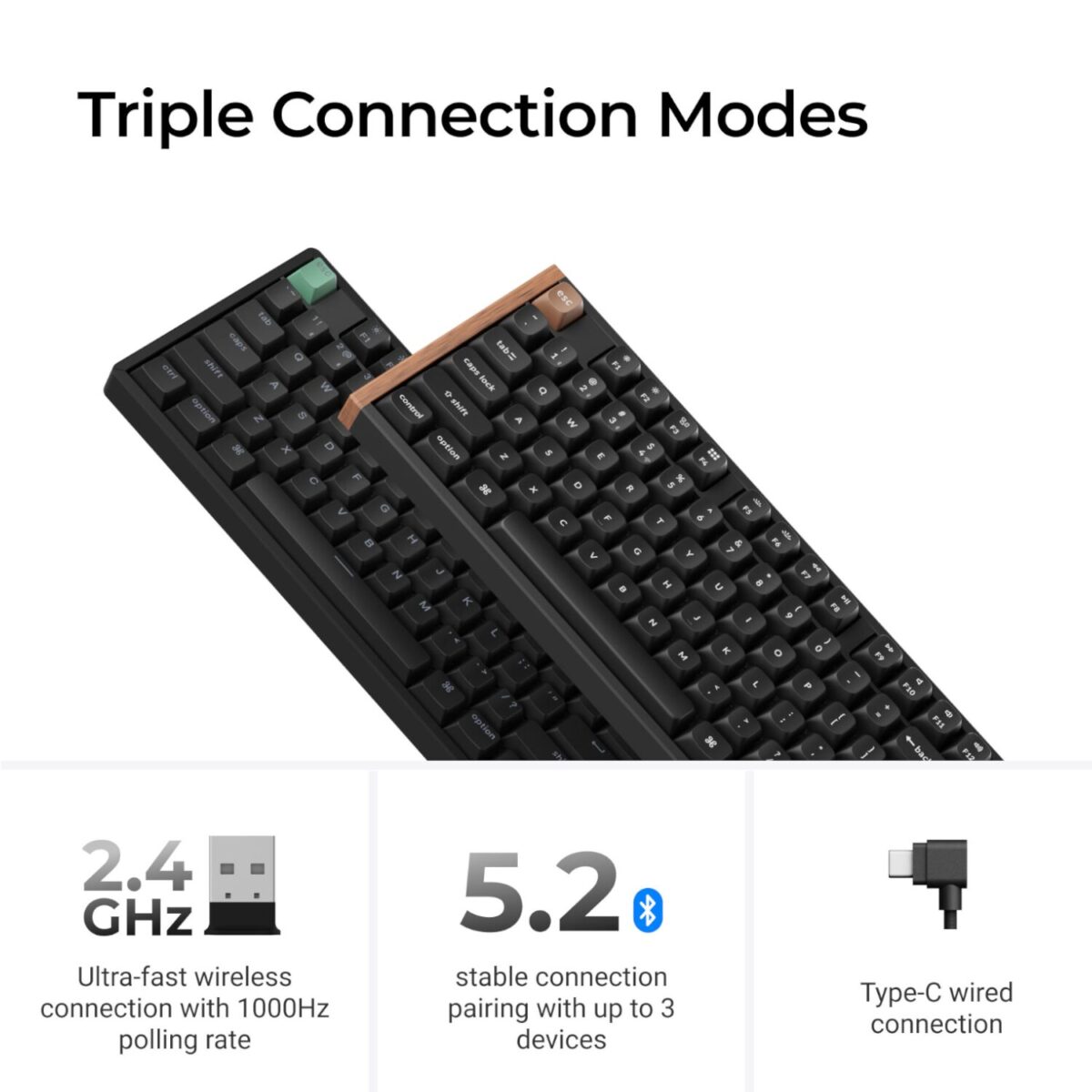 Mnm Box Deals | Keychron K10 He 100% Wireless Magnetic Gaming Keyboard Nebula Switches – Black Keychron K10 HE 100% Wireless Magnetic Gaming Keyboard Nebula Switches – Black - Image 5