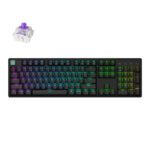 MnM Box Deals | Keychron K10 HE 100% Hot-Swap Gateron Dbl-Rail Nebula Switch RGB Wireless Keyboard - Black