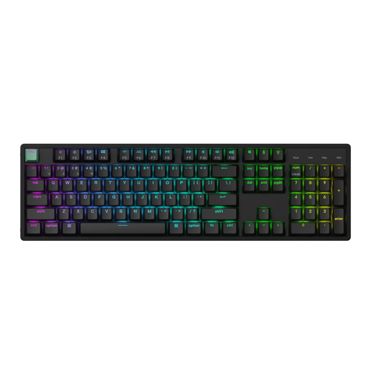 Mnm Box Deals | Keychron K10 He 100% Hot-Swap Gateron Dbl-Rail Nebula Switch Rgb Wireless Keyboard - Black Keychron K10 HE 100% Hot-Swap Gateron Dbl-Rail Nebula Switch RGB Wireless Keyboard - Black - Image 2