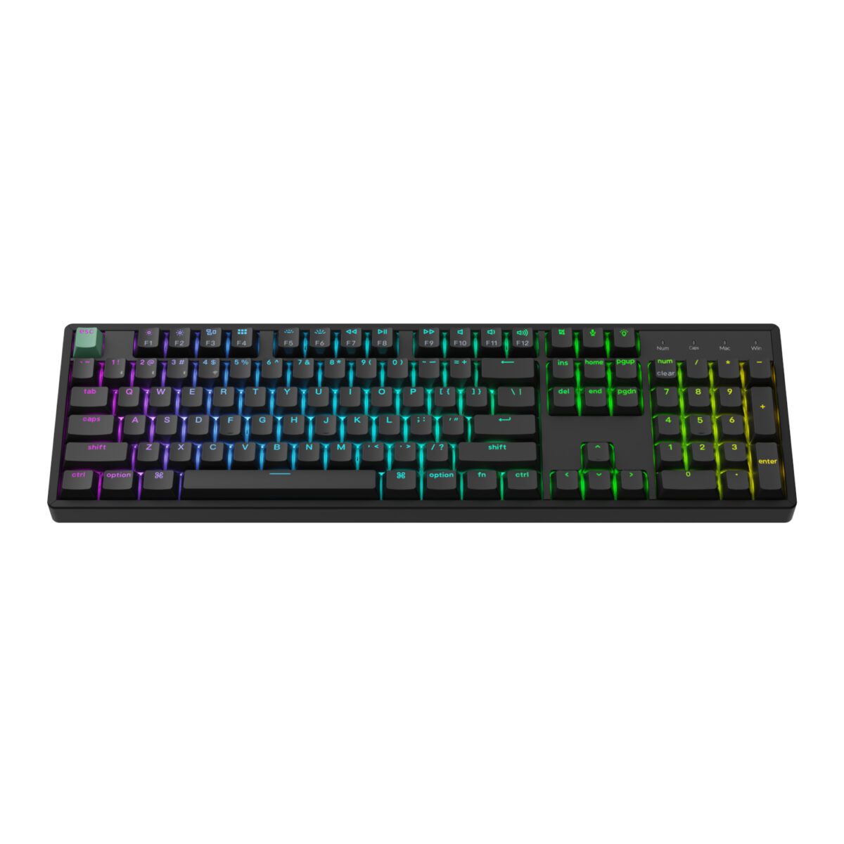 Mnm Box Deals | Keychron K10 He 100% Hot-Swap Gateron Dbl-Rail Nebula Switch Rgb Wireless Keyboard - Black Keychron K10 HE 100% Hot-Swap Gateron Dbl-Rail Nebula Switch RGB Wireless Keyboard - Black - Image 3