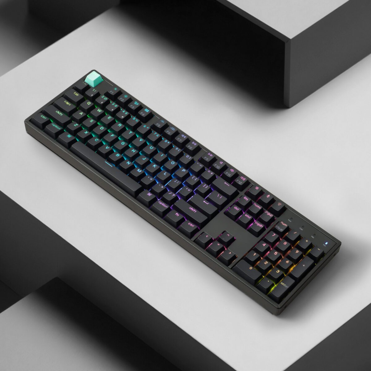 Mnm Box Deals | Keychron K10 He 100% Hot-Swap Gateron Dbl-Rail Nebula Switch Rgb Wireless Keyboard - Black Keychron K10 HE 100% Hot-Swap Gateron Dbl-Rail Nebula Switch RGB Wireless Keyboard - Black - Image 6