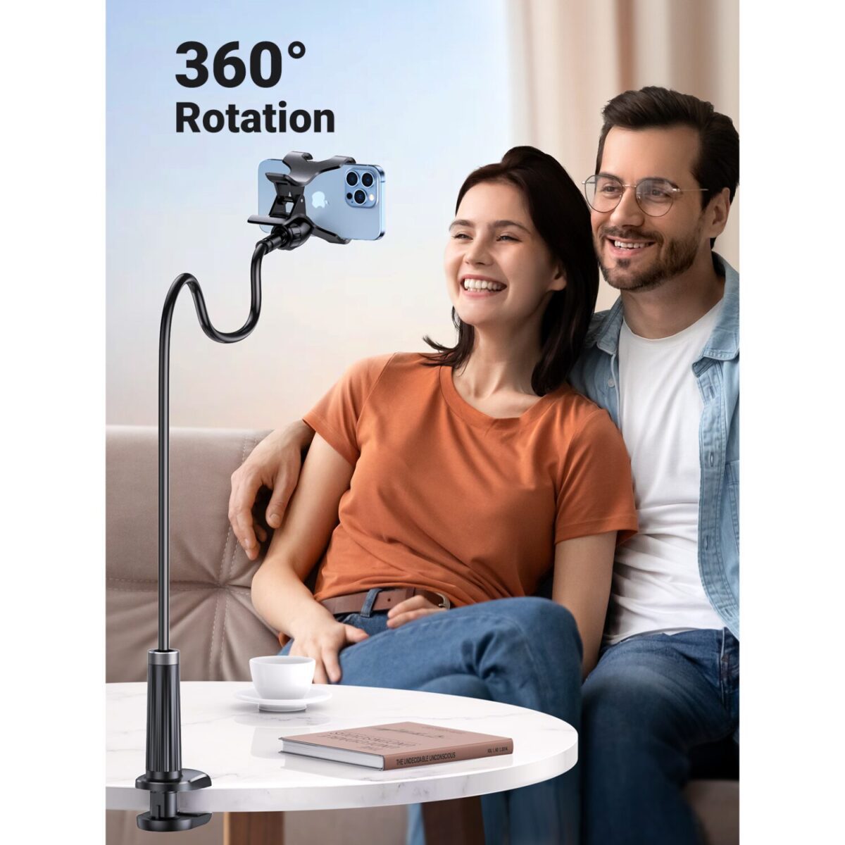Mnm Box Deals | Ugreen Multifunction Gooseneck Phone Stand UGREEN Multifunction Gooseneck Phone Stand - Image 3