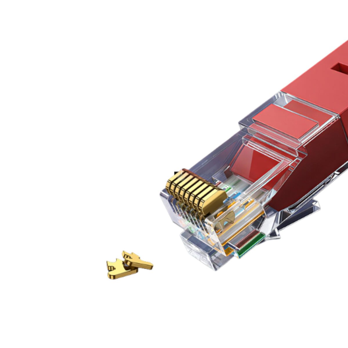 Mnm Box Deals | Ugreen Rj45 Cat6 Ethernet 0.5M Lan Network Cable -Red (1Gbps, 250Mhz) UGREEN RJ45 CAT6 Ethernet 0.5m LAN Network Cable -Red (1Gbps, 250MHz) - Image 4