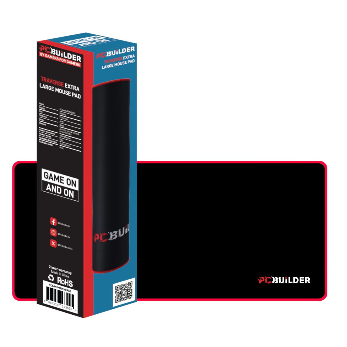 Mnm Box Deals | Pcbuilder Traverse Large Mouse Pad PCBuilder Traverse Large Mouse Pad