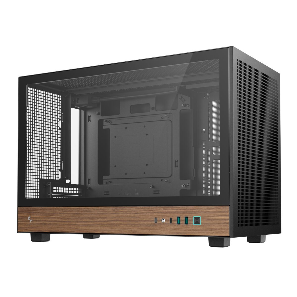 Mnm Box Deals | Deepcool Ch260 Wood Matx Gaming Chassis - Black DeepCool CH260 Wood mATX Gaming Chassis - Black