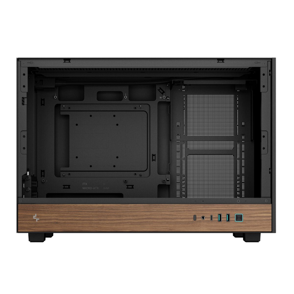 Mnm Box Deals | Deepcool Ch260 Wood Matx Gaming Chassis - Black DeepCool CH260 Wood mATX Gaming Chassis - Black - Image 6