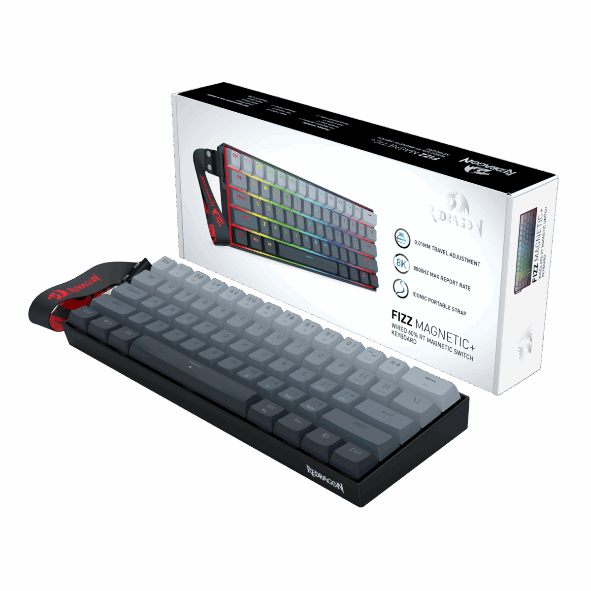 Mnm Box Deals | Redragon Fizz Magnetic+ Wired 60% Gaming Keyboard Redragon FIZZ Magnetic+ Wired 60% Gaming Keyboard - Image 8