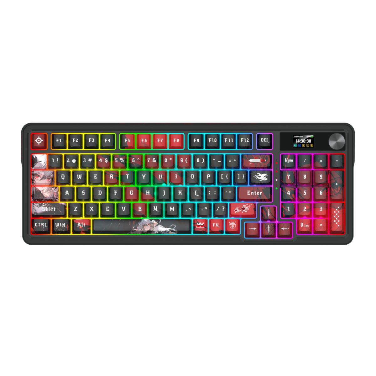 Mnm Box Deals | Redragon K719Ak Artemis Pro Rgb Wireless Lcd Mechanical Gaming Keyboard (Anime Edition) Redragon K719AK ARTEMIS PRO RGB Wireless LCD Mechanical Gaming Keyboard (Anime Edition) - Image 2
