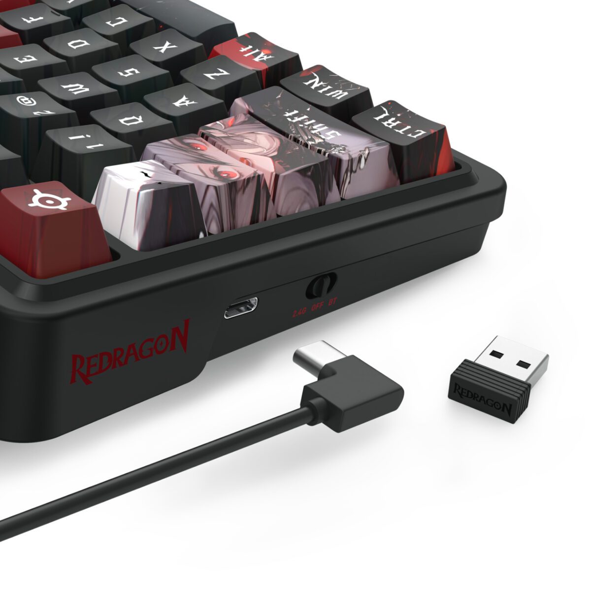 Mnm Box Deals | Redragon K719Ak Artemis Pro Rgb Wireless Lcd Mechanical Gaming Keyboard (Anime Edition) Redragon K719AK ARTEMIS PRO RGB Wireless LCD Mechanical Gaming Keyboard (Anime Edition) - Image 6