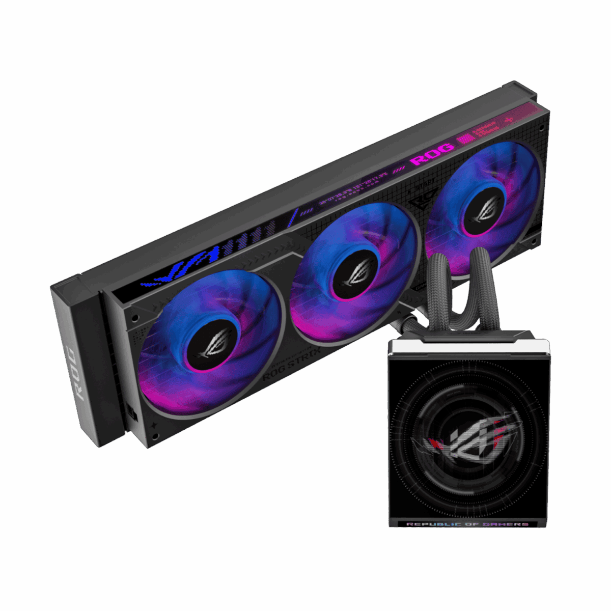 Mnm Box Deals | Asus Rog Strix Slc Iv 360 Argb Lcd Liquid Cpu Cooler - Black ASUS ROG Strix SLC IV 360 ARGB LCD Liquid CPU Cooler - Black