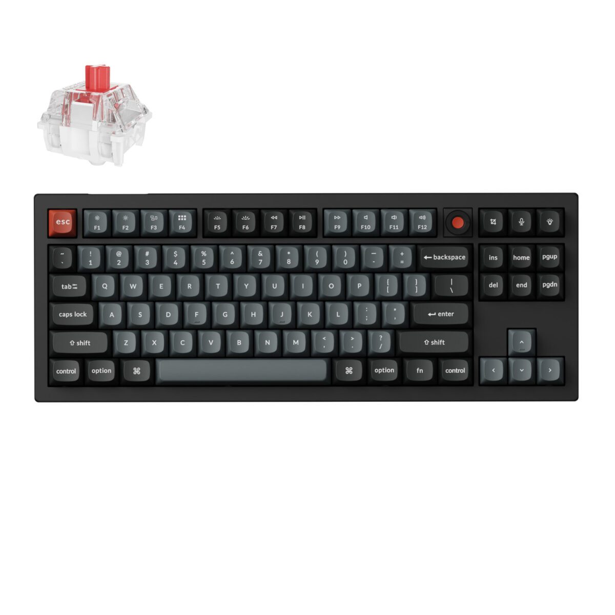 Mnm Box Deals | Keychron V3 Ultra 80% 8K Red Switch Hot-Swap Rgb Wireless Keyboard - Black Keychron V3 Ultra 80% 8K Red Switch Hot-Swap RGB Wireless Keyboard - Black