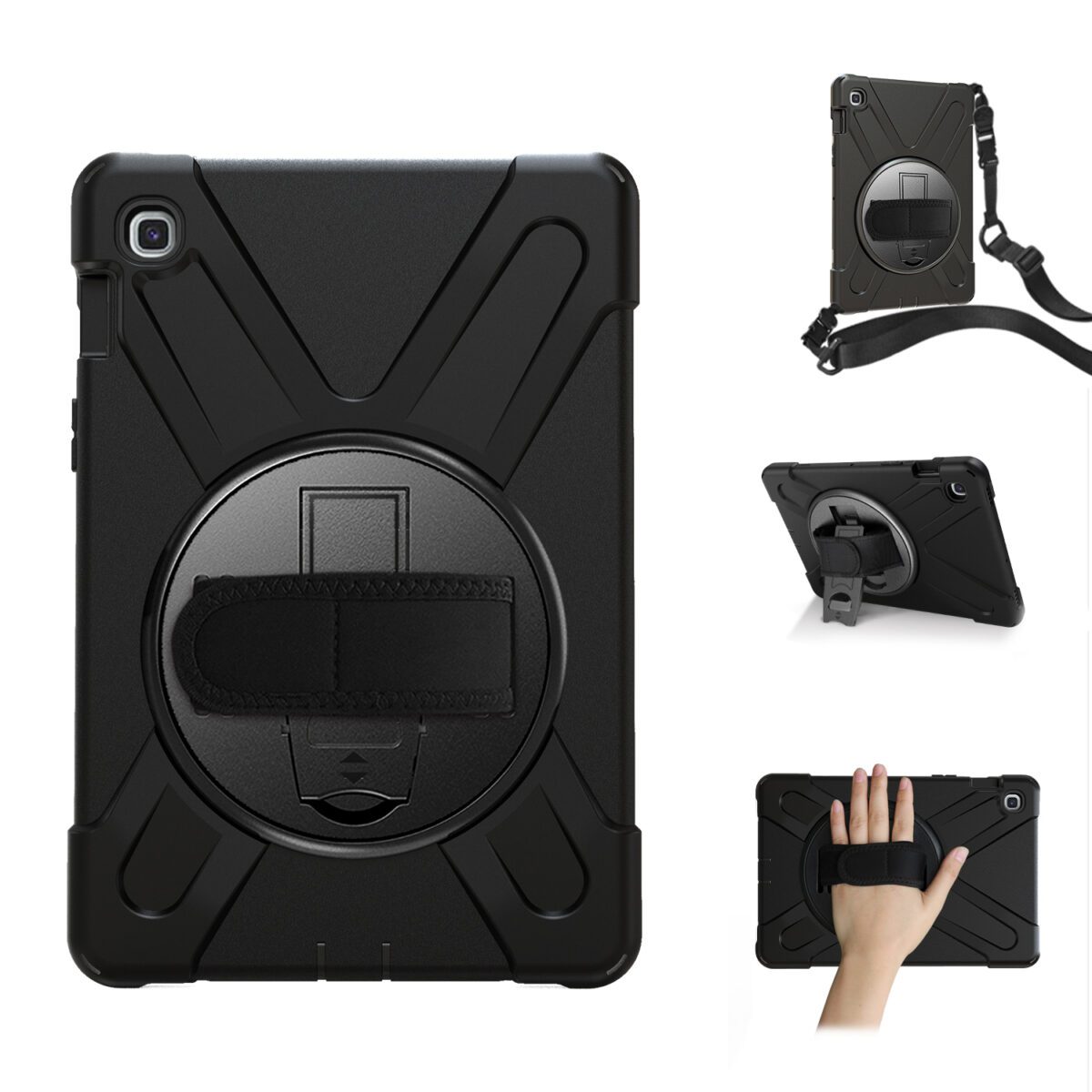 Mnm Box Deals | Port Designs Pro Shock 360 Rugged Protective And Rotative Folio For Samsung Galaxy Tab A9+ - Black Port Designs Pro Shock 360 Rugged Protective and Rotative Folio for Samsung Galaxy Tab A9+ - Black - Image 2