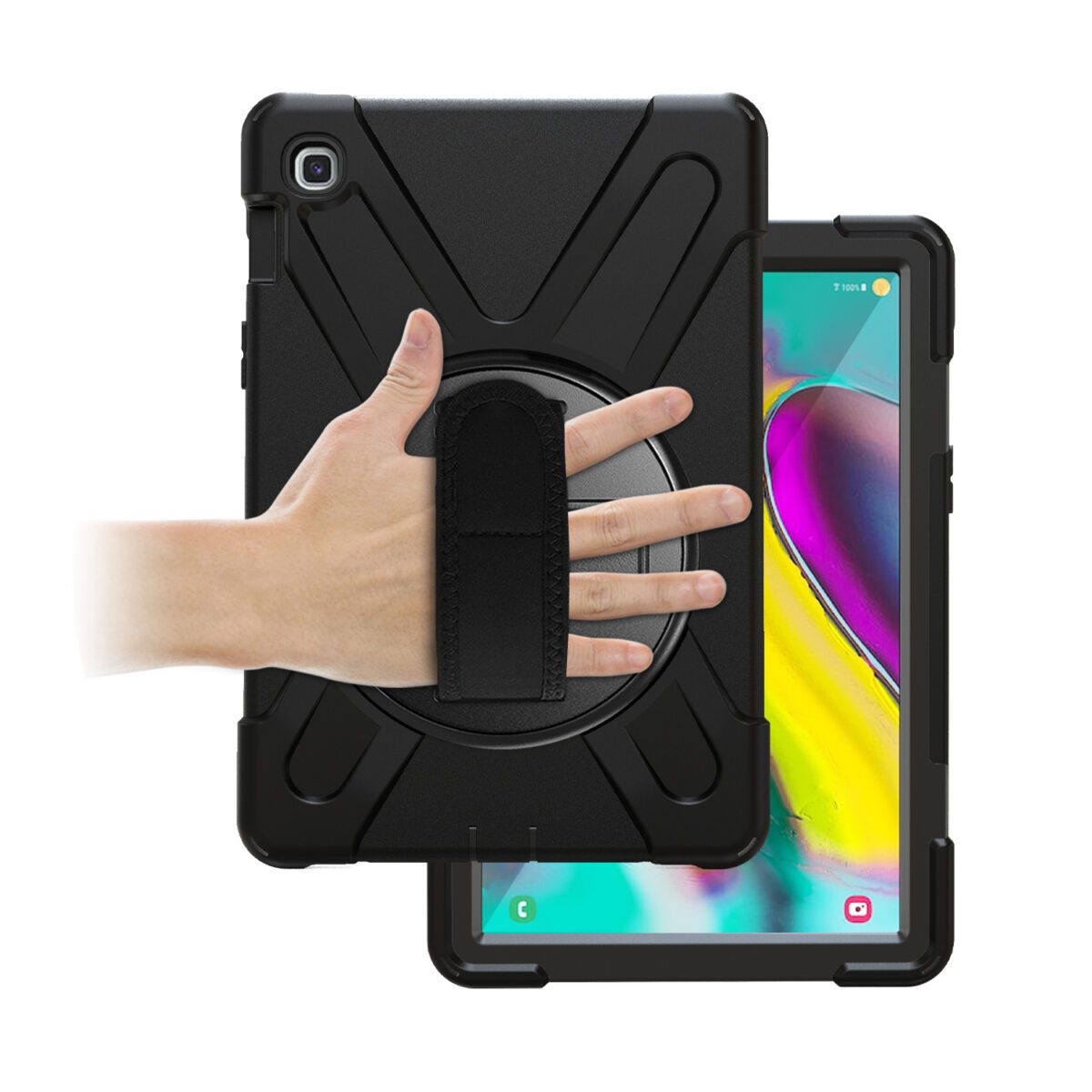 Mnm Box Deals | Port Designs Pro Shock 360 Rugged Protective And Rotative Folio For Samsung Galaxy Tab A9+ - Black Port Designs Pro Shock 360 Rugged Protective and Rotative Folio for Samsung Galaxy Tab A9+ - Black - Image 5