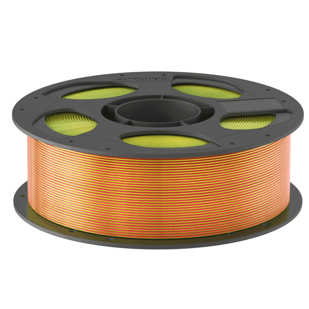Anycubic PLA Silk Tri-Color Filament – Red Yellow Green - Image 2