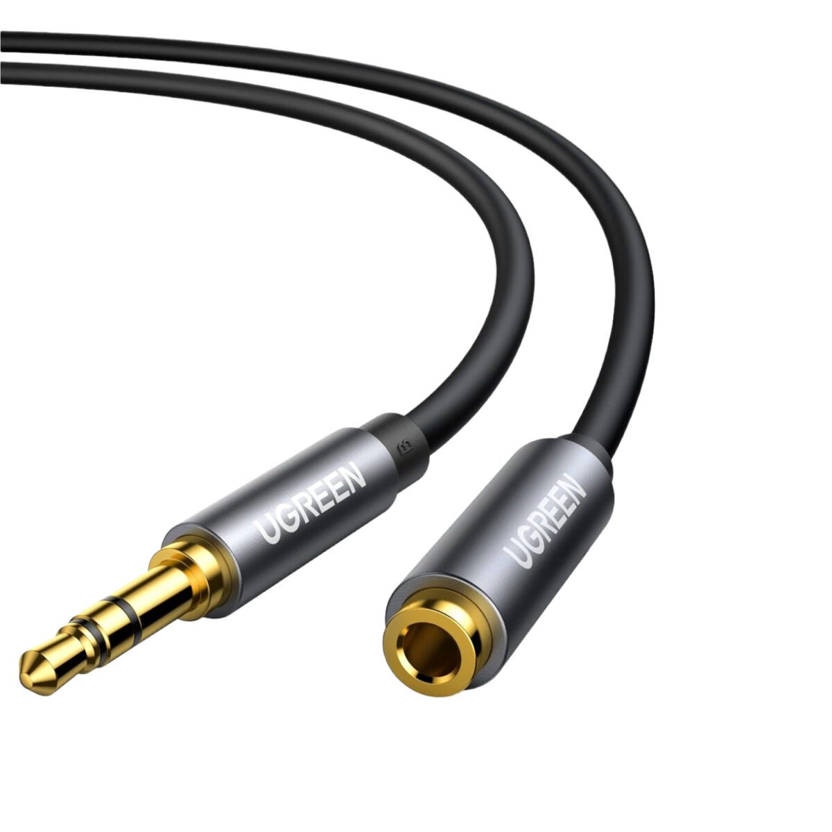 Mnm Box Deals | Ugreen Av118 3.5Mm Aux Extension Cable 1M – Male To Female –(Black) UGREEN AV118 3.5mm AUX Extension Cable 1m – Male to Female –(Black) - Image 2