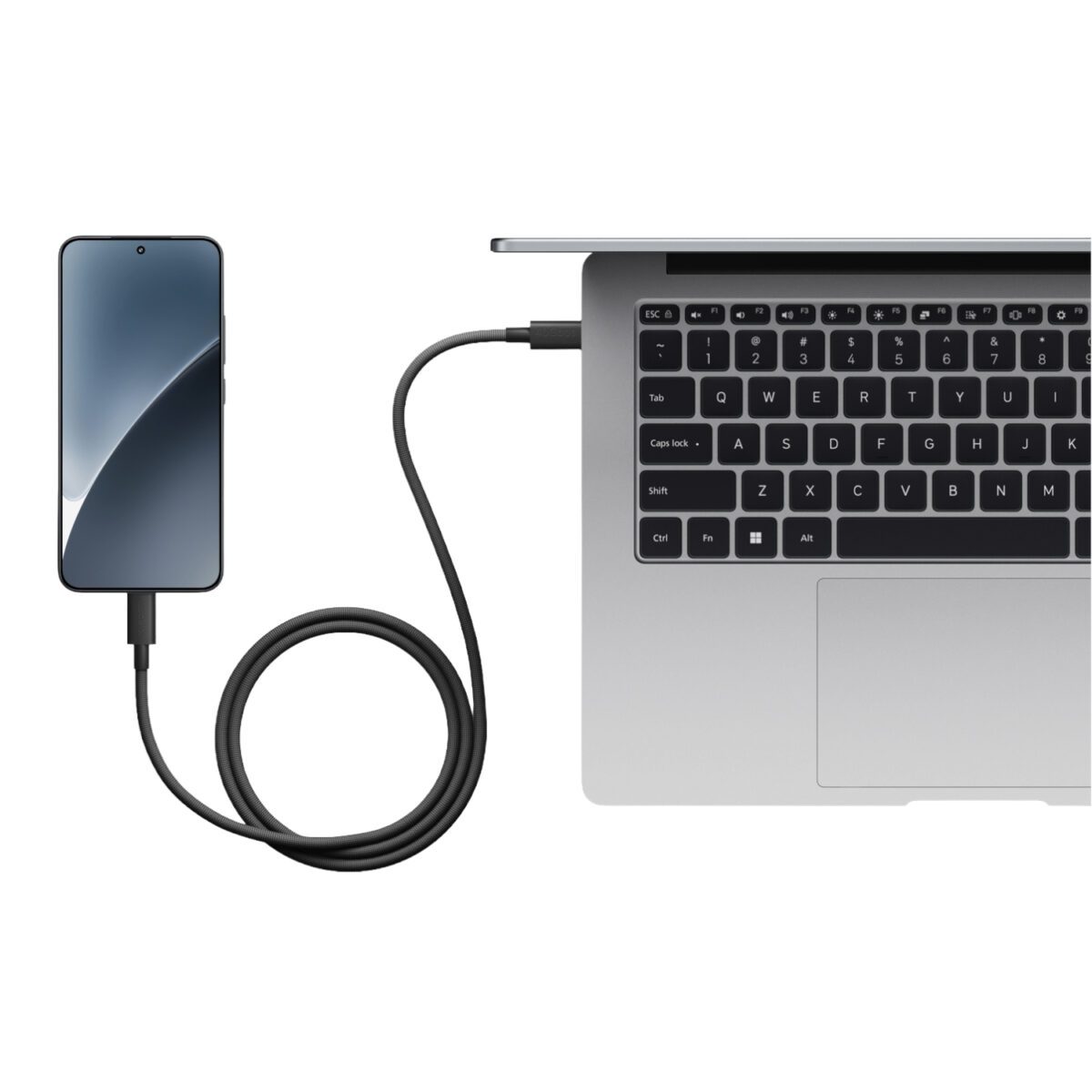 Mnm Box Deals | Xiaomi Usb4 6A Usb Type-C To Usb Type-C Braided Cable 1M- (120W, 40Gbps, 8K) Xiaomi USB4 6A USB Type-C To USB Type-C Braided Cable 1m- (120W, 40Gbps, 8K) - Image 6