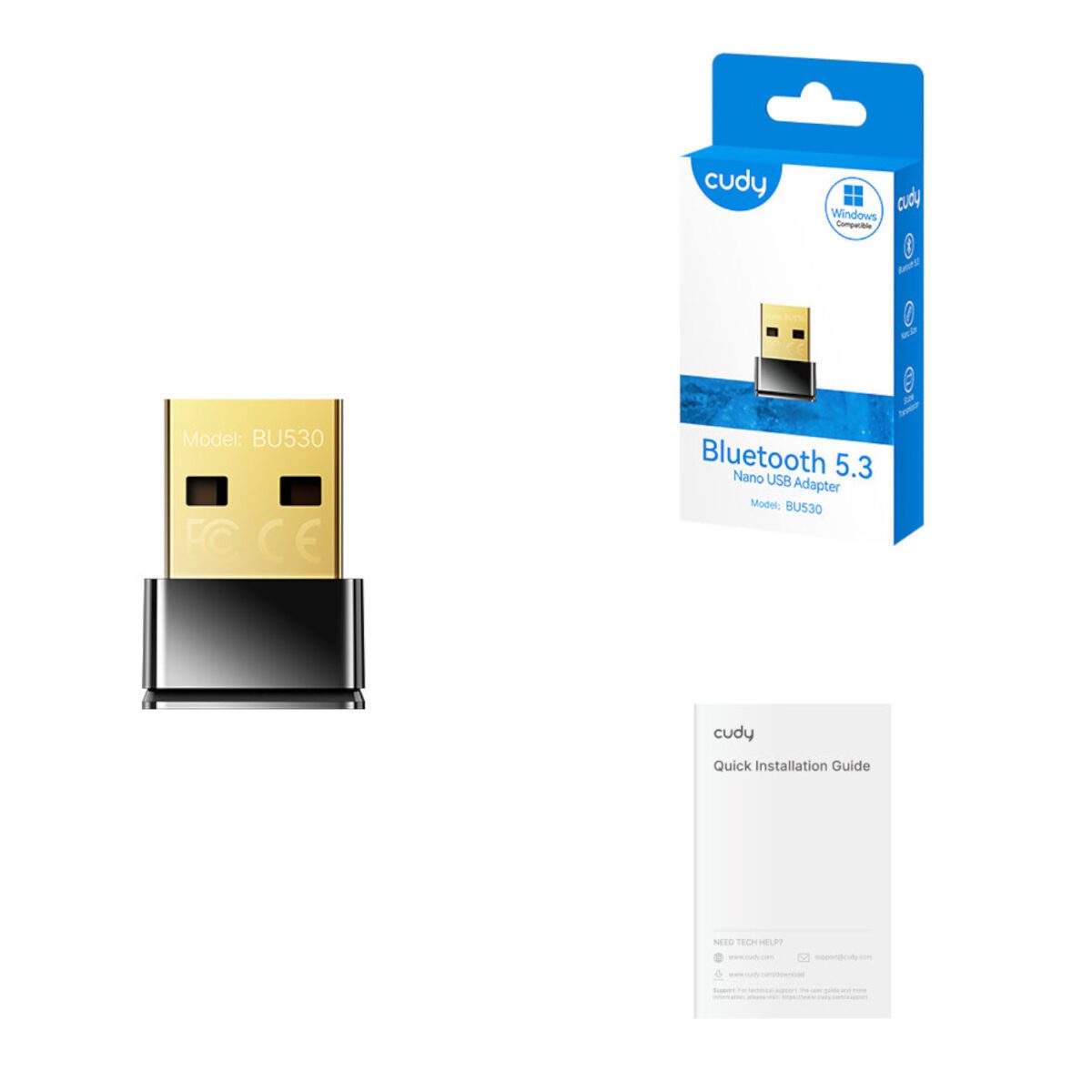 Mnm Box Deals | Cudy Bu530 Bluetooth 5.3 Nano Usb Adapter Cudy BU530 Bluetooth 5.3 Nano USB Adapter - Image 3