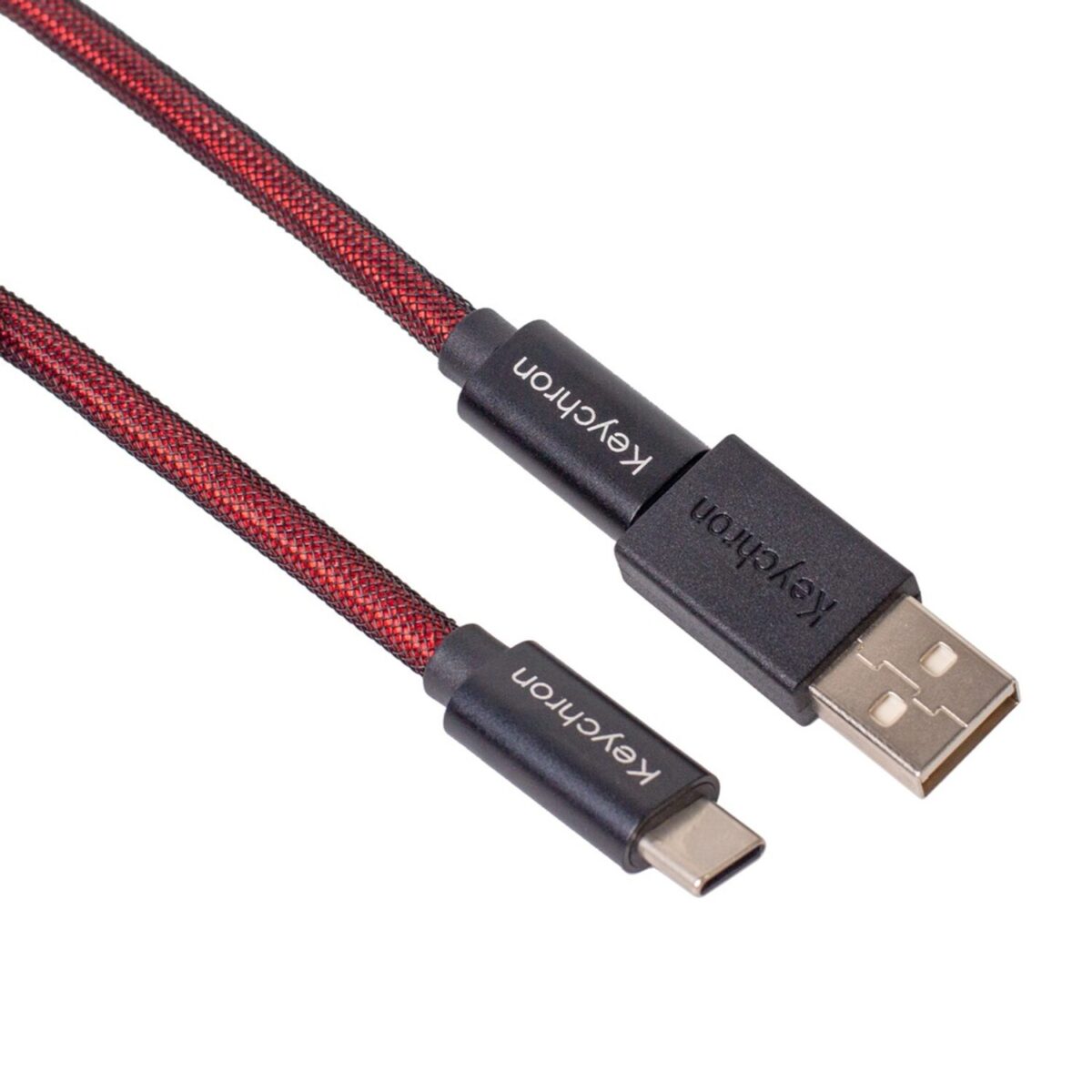 Mnm Box Deals | Keychron Coiled Aviator Cable - Red Keychron Coiled Aviator Cable - Red - Image 2