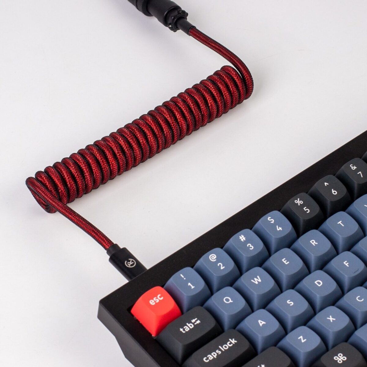 Mnm Box Deals | Keychron Coiled Aviator Cable - Red Keychron Coiled Aviator Cable - Red - Image 4