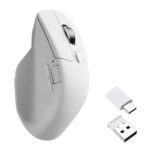 Mnm Box Deals | Keychron M6Sb72 1K Wireless Mouse (Bt/2.4Ghz/Wired) With Huano Silent Micro Switch And Premium Wheel - White MnM Box Deals | Keychron M6SB72 1K Wireless Mouse (BT/2.4GHz/Wired) with Huano silent Micro switch and premium wheel - White