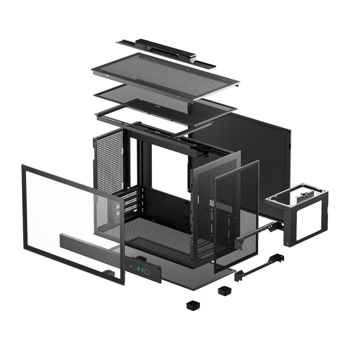 Mnm Box Deals | Deepcool Ch160 Plus Micro-Atx Chassis - Black DeepCool CH160 PLUS Micro-ATX Chassis - Black - Image 7