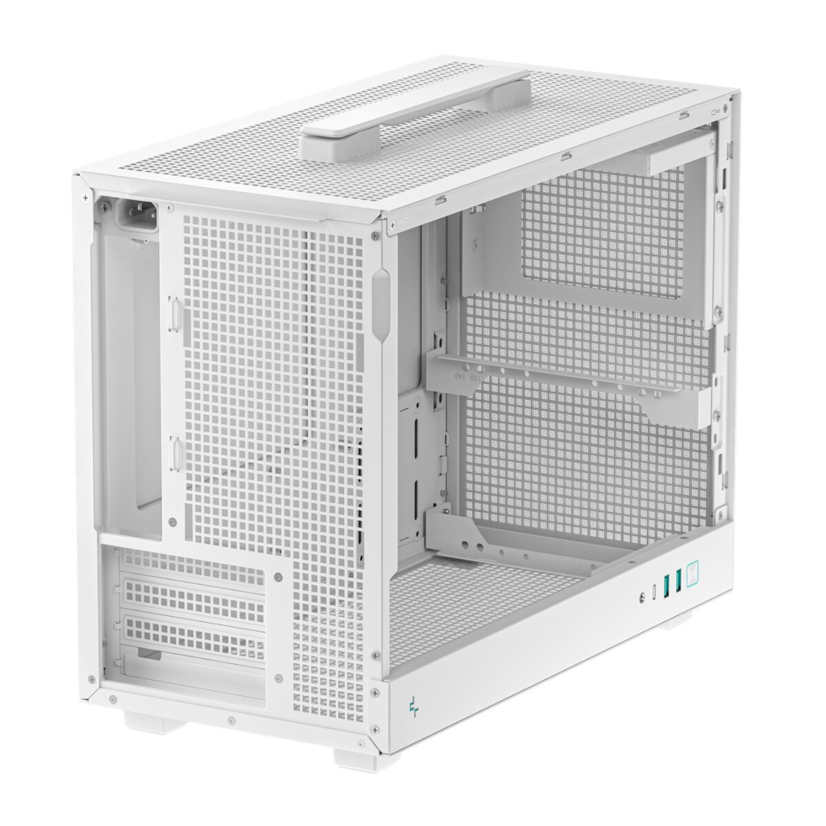 Mnm Box Deals | Deepcool Ch160 Plus Micro-Atx Chassis - White DeepCool CH160 PLUS Micro-ATX Chassis - White - Image 5