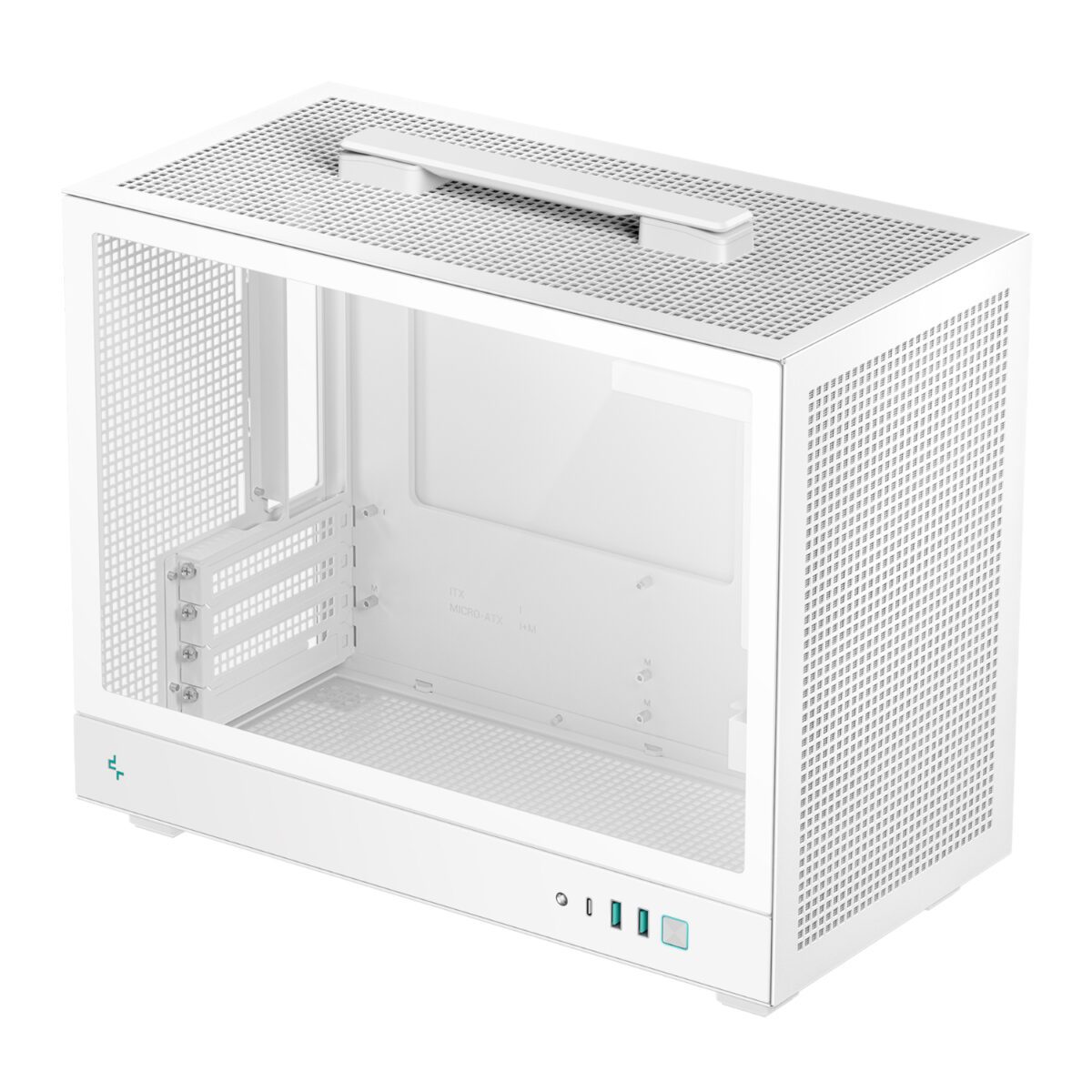 Mnm Box Deals | Deepcool Ch160 Plus Micro-Atx Chassis - White DeepCool CH160 PLUS Micro-ATX Chassis - White - Image 6