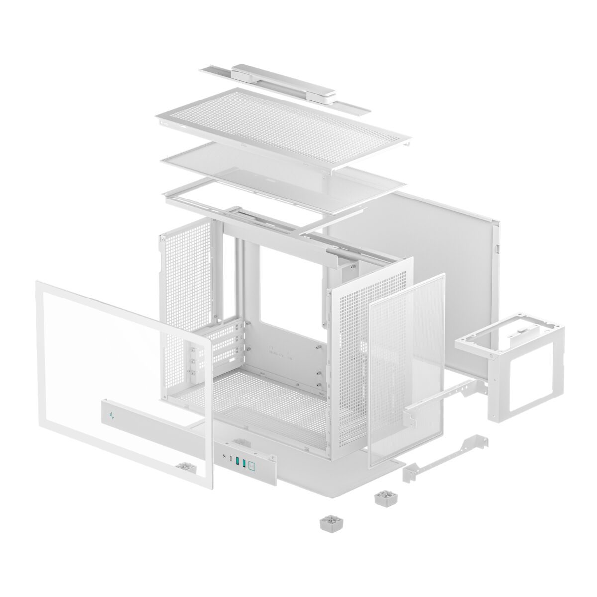 Mnm Box Deals | Deepcool Ch160 Plus Micro-Atx Chassis - White DeepCool CH160 PLUS Micro-ATX Chassis - White - Image 7