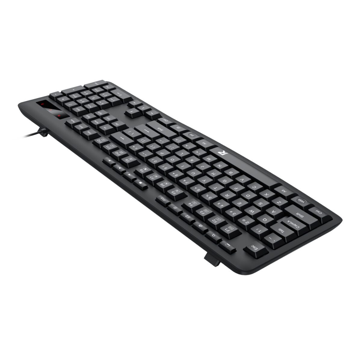 Mnm Box Deals | Redragon Bk-7366 Full-Size Ergonomic Wired Membrane Office Keyboard - Black Redragon BK-7366 Full-size Ergonomic Wired Membrane Office Keyboard - Black - Image 4