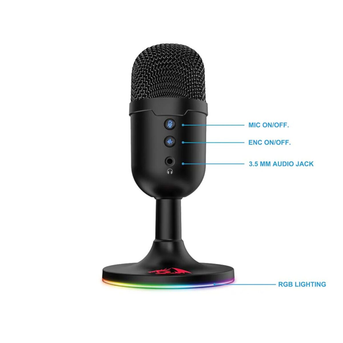 Mnm Box Deals | Redragon Gm303 Pulsar Gaming Stream Microphone - Black Redragon GM303 PULSAR Gaming Stream Microphone - Black - Image 5