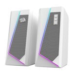 Mnm Box Deals | Redragon Gs20W Anvil 3W 2.0 Rgb Stereo Desktop Pc Speakers - White MnM Box Deals | Redragon GS20W ANVIL 3W 2.0 RGB Stereo Desktop PC Speakers - White