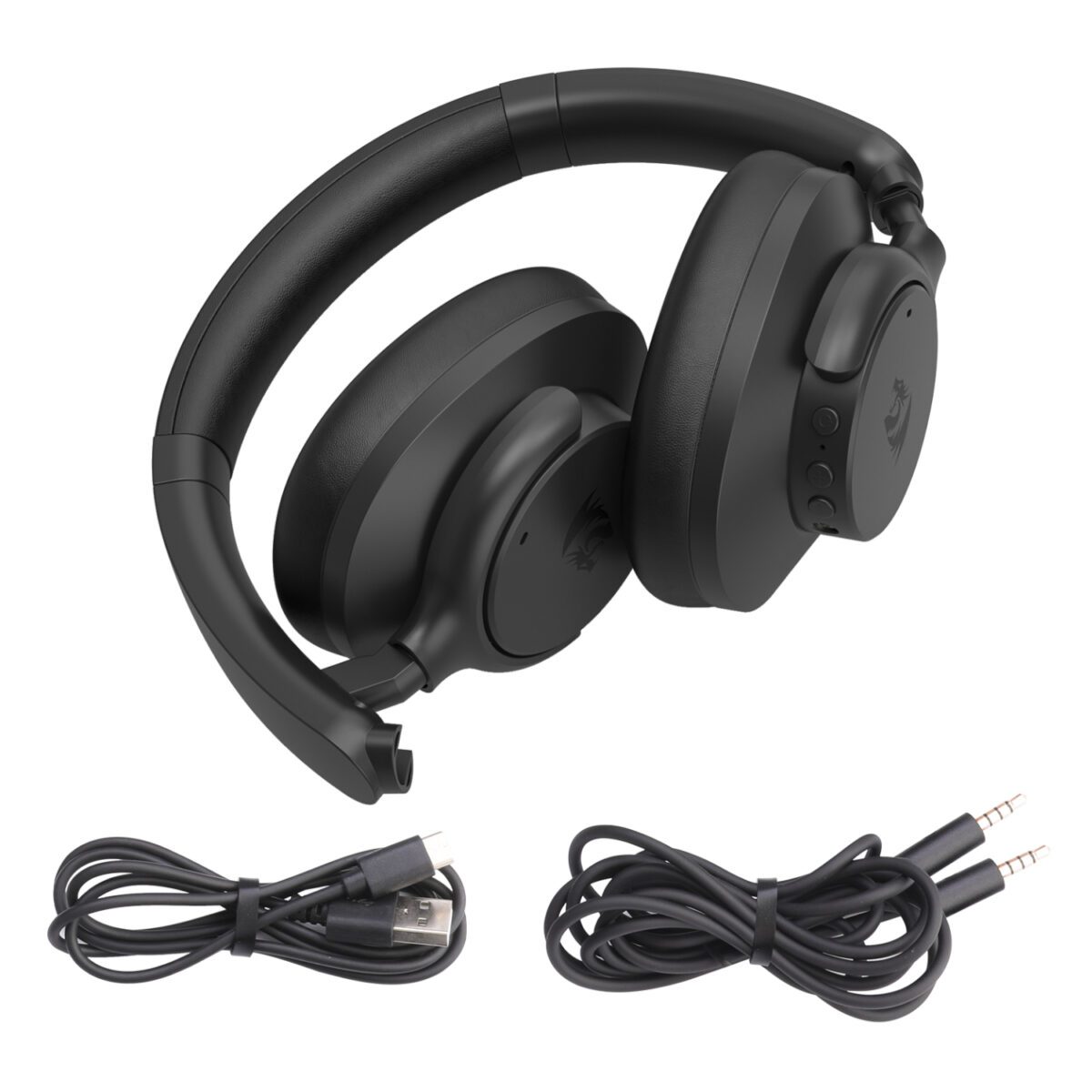 Mnm Box Deals | Redragon H610 Vibecore Anc Bluetooth Wireless Over-Ear Headphones - Black Redragon H610 VIBECORE ANC Bluetooth Wireless Over-ear Headphones - Black - Image 7