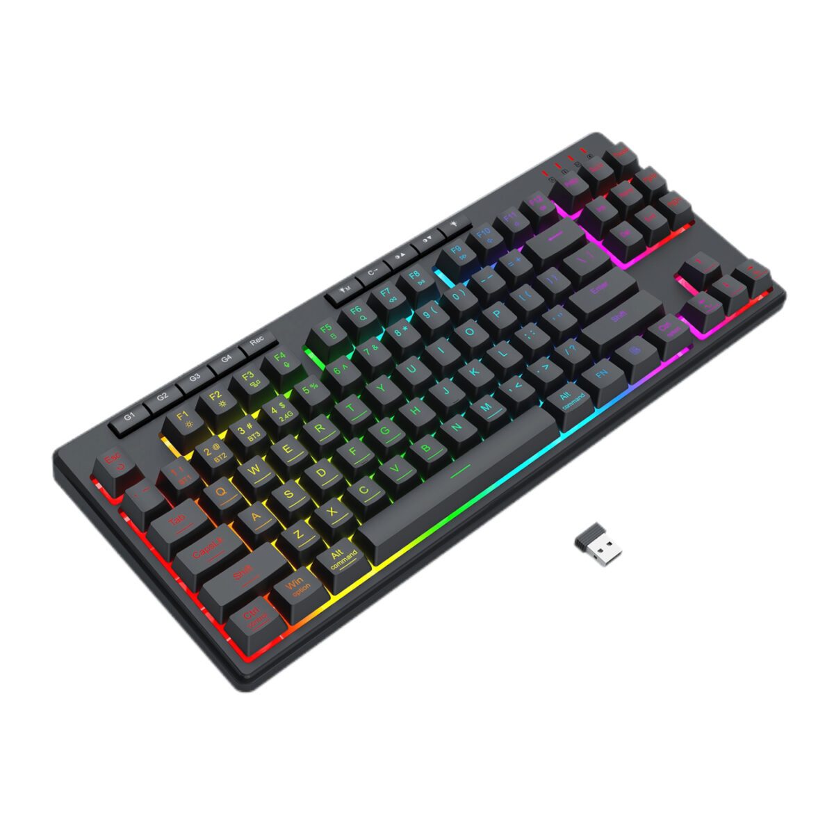 Mnm Box Deals | Redragon Shiva Pro Wireless Keyboard - Black Redragon SHIVA PRO Wireless keyboard - Black - Image 4