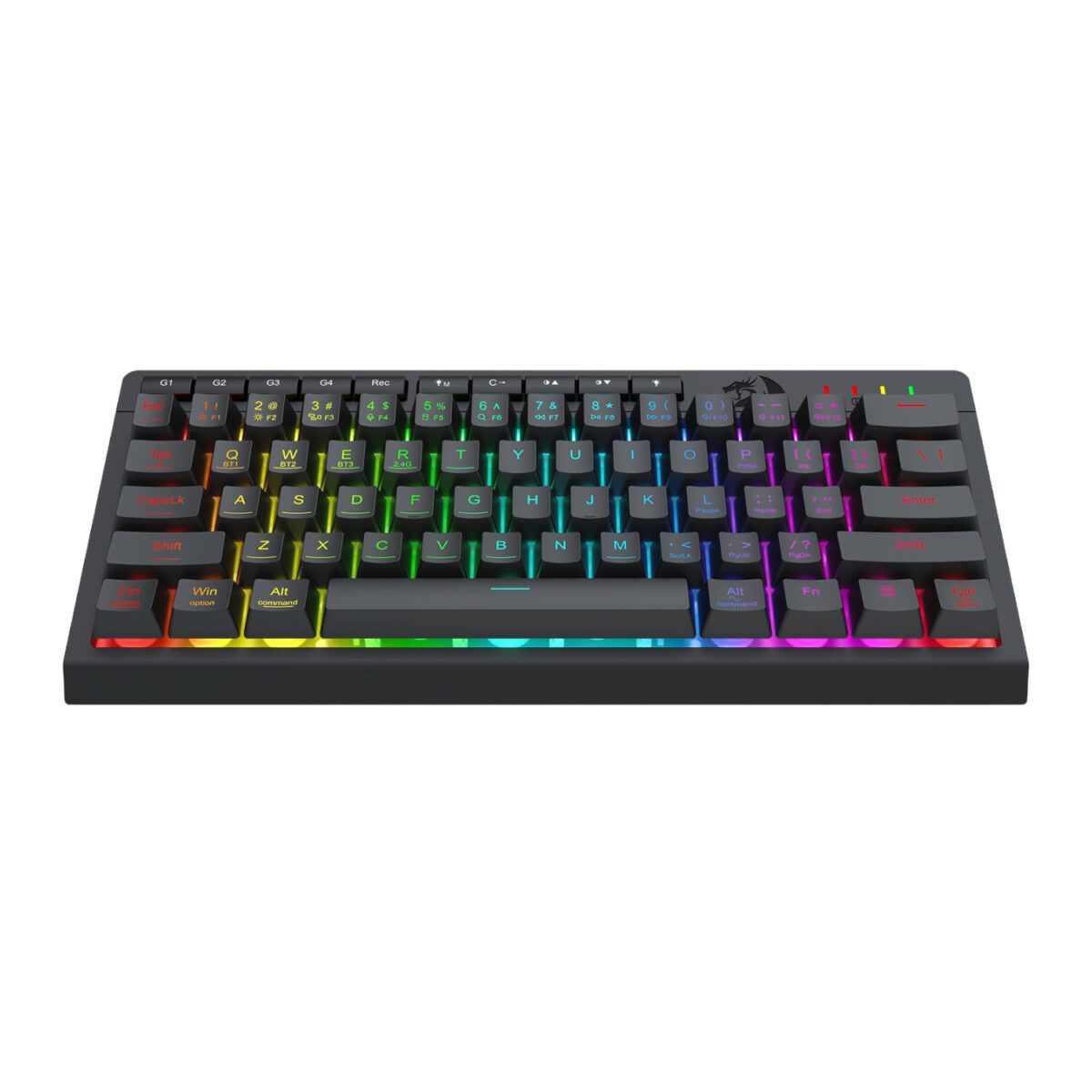 Mnm Box Deals | Redragon Shiva K522 Pro Rgb Wireless Gaming Keyboard- Black Redragon SHIVA K522 PRO RGB Wireless Gaming Keyboard- Black - Image 2