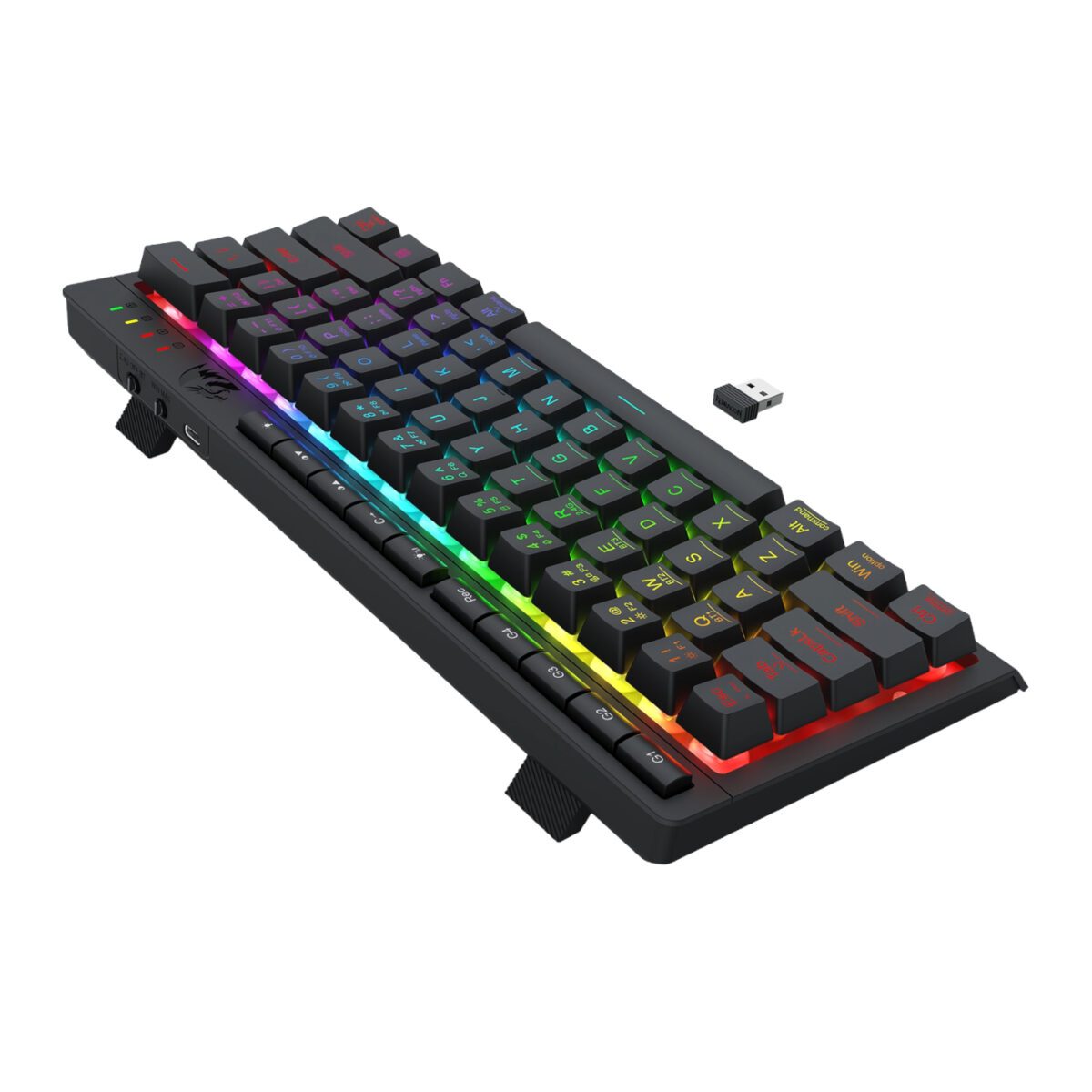 Mnm Box Deals | Redragon Shiva K522 Pro Rgb Wireless Gaming Keyboard- Black Redragon SHIVA K522 PRO RGB Wireless Gaming Keyboard- Black - Image 6