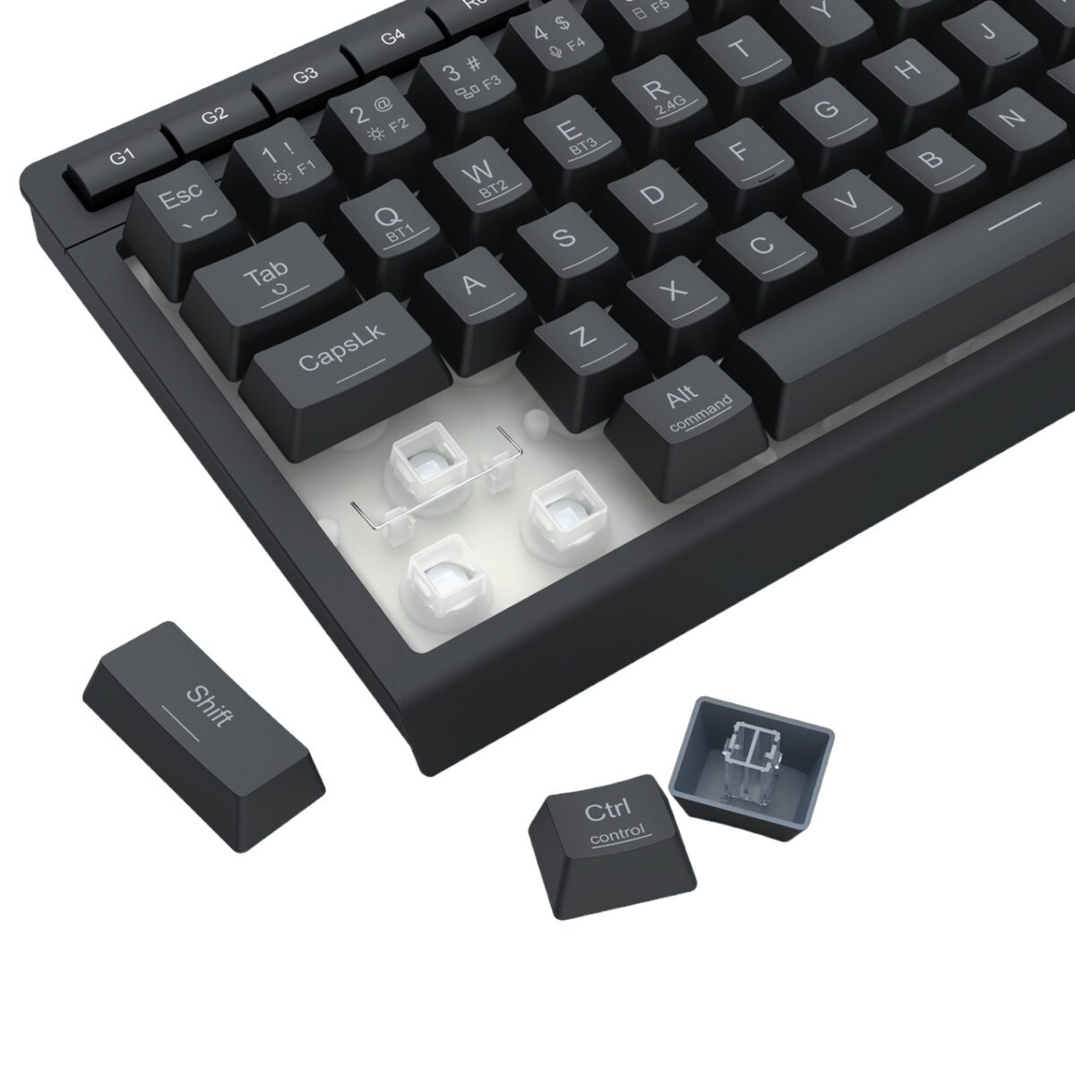 Mnm Box Deals | Redragon Shiva K522 Pro Rgb Wireless Gaming Keyboard- Black Redragon SHIVA K522 PRO RGB Wireless Gaming Keyboard- Black - Image 9