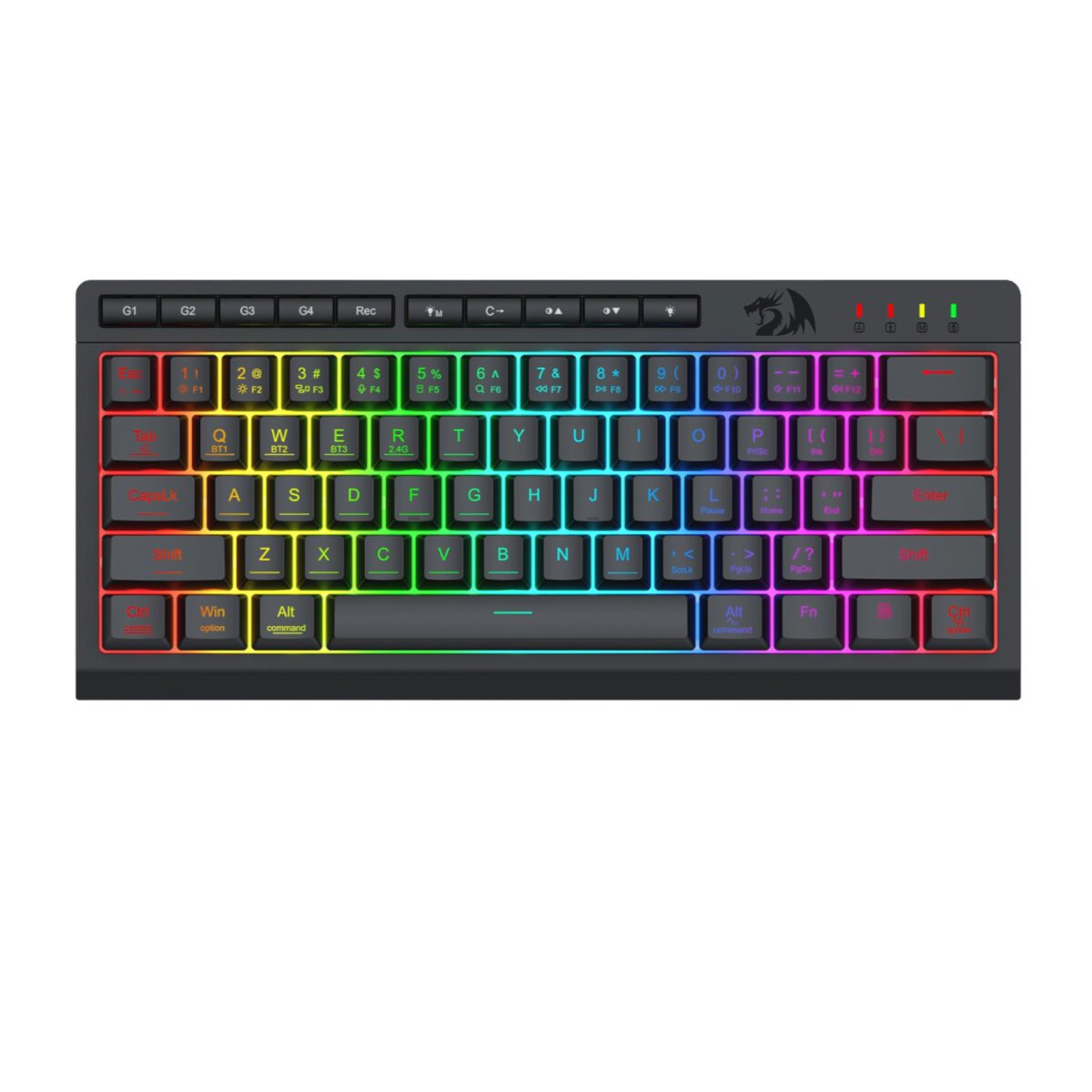 Mnm Box Deals | Redragon Shiva K522 Pro Rgb Wireless Gaming Keyboard- Black Redragon SHIVA K522 PRO RGB Wireless Gaming Keyboard- Black