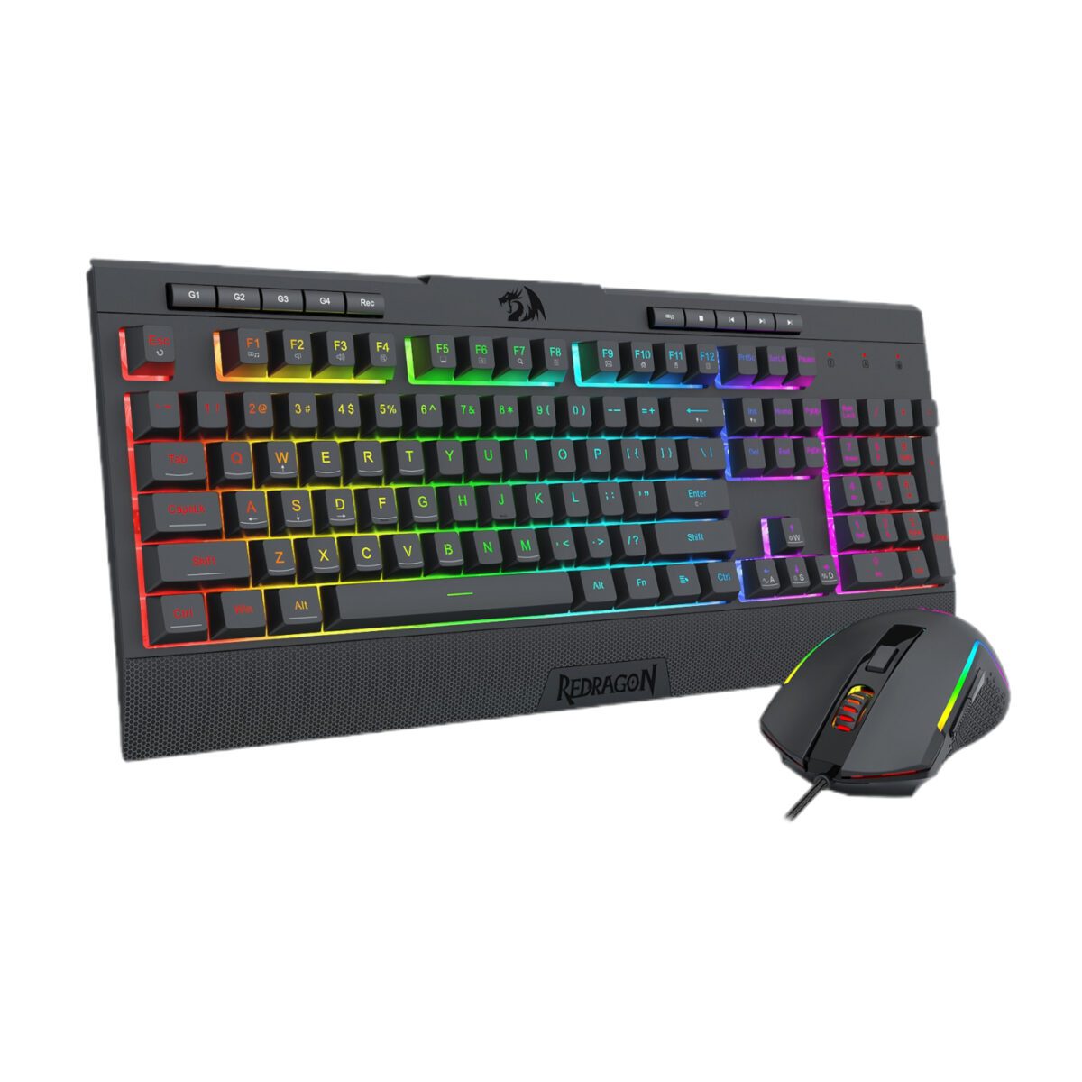 Mnm Box Deals | Redragon S151 Gaming Keyboard And Mouse Combo-Black Redragon S151 Gaming Keyboard and Mouse Combo-Black