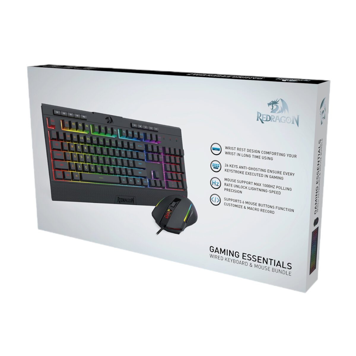 Mnm Box Deals | Redragon S151 Gaming Keyboard And Mouse Combo-Black Redragon S151 Gaming Keyboard and Mouse Combo-Black - Image 7