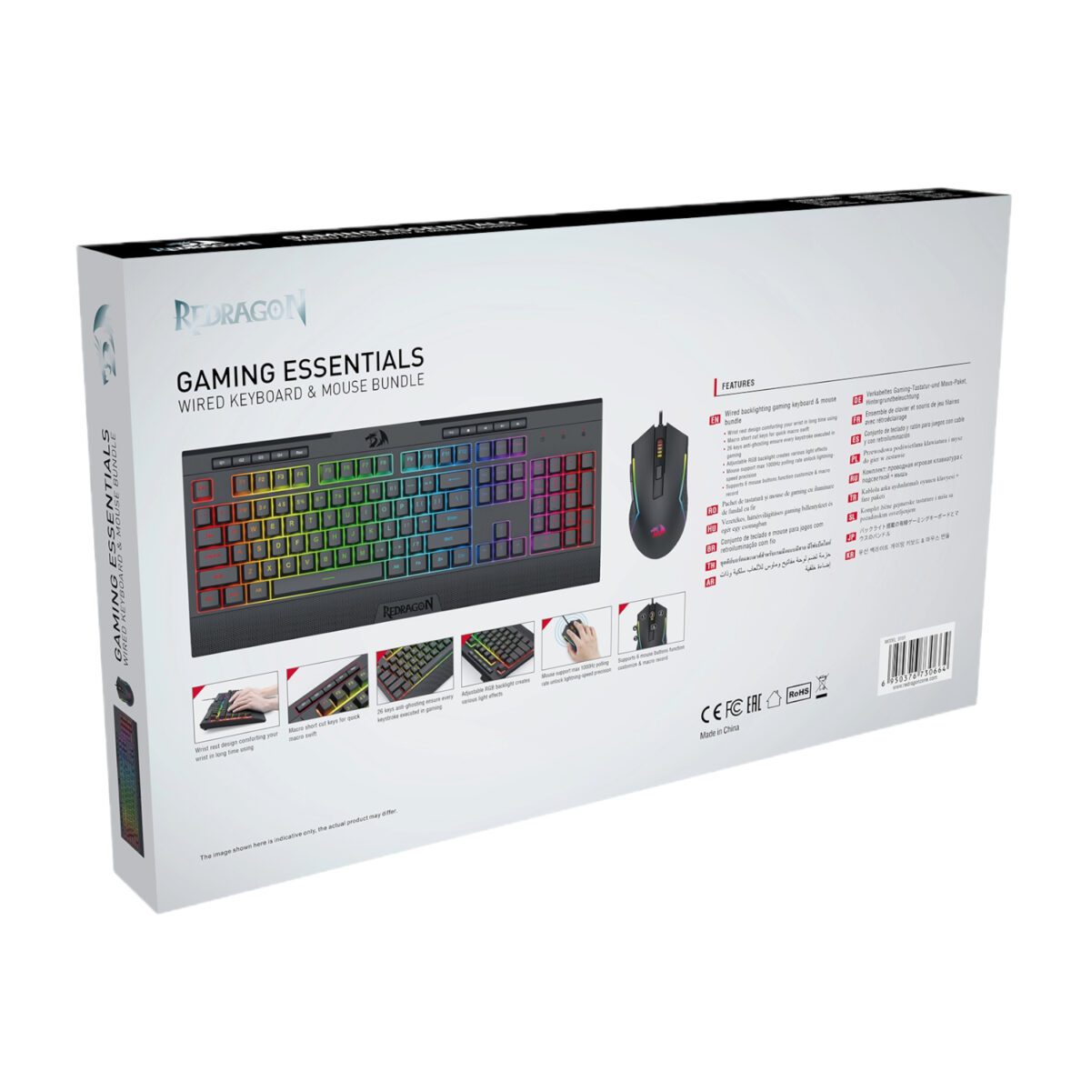 Mnm Box Deals | Redragon S151 Gaming Keyboard And Mouse Combo-Black Redragon S151 Gaming Keyboard and Mouse Combo-Black - Image 8