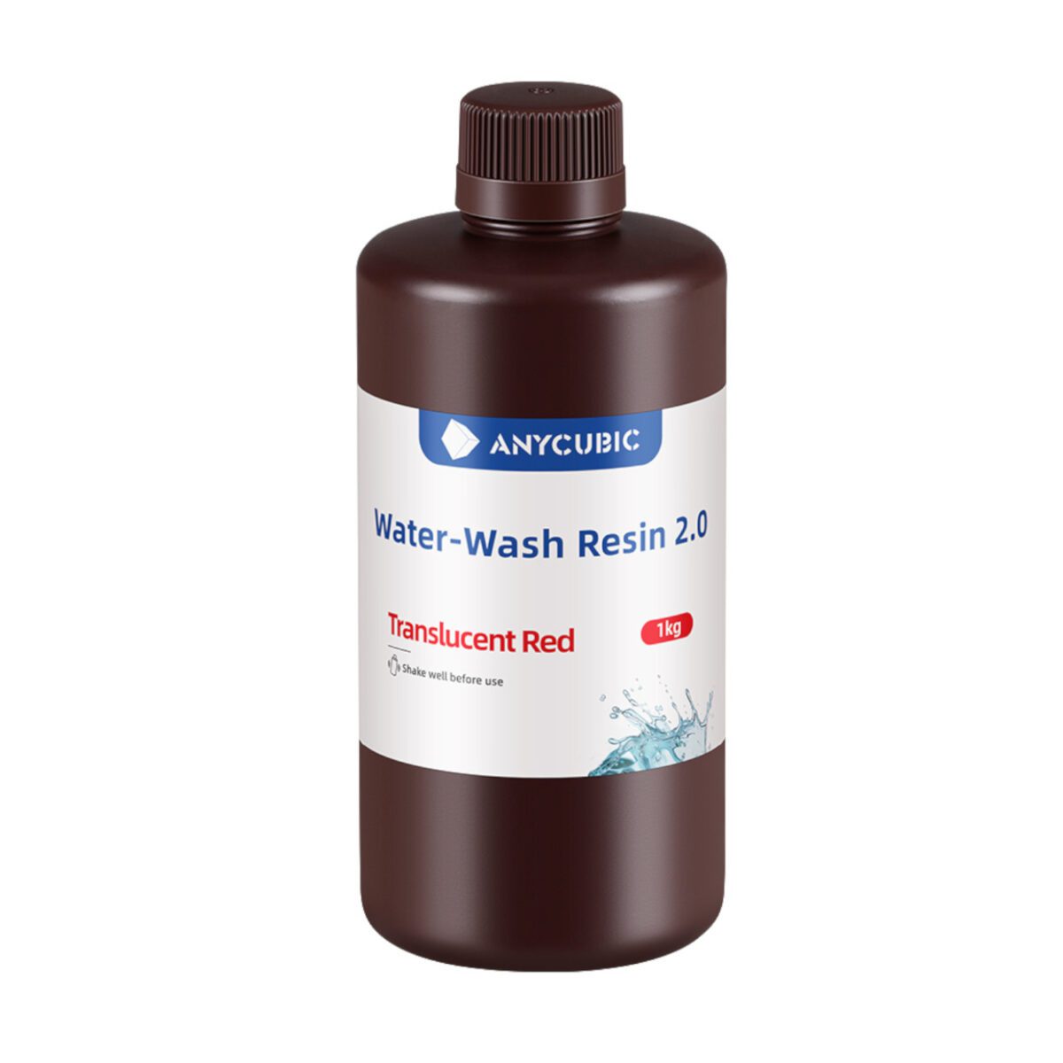 Mnm Box Deals | Anycubic Water Wash Resin 2.0 – Translucent Red Anycubic Water Wash Resin 2.0 – Translucent Red - Image 2