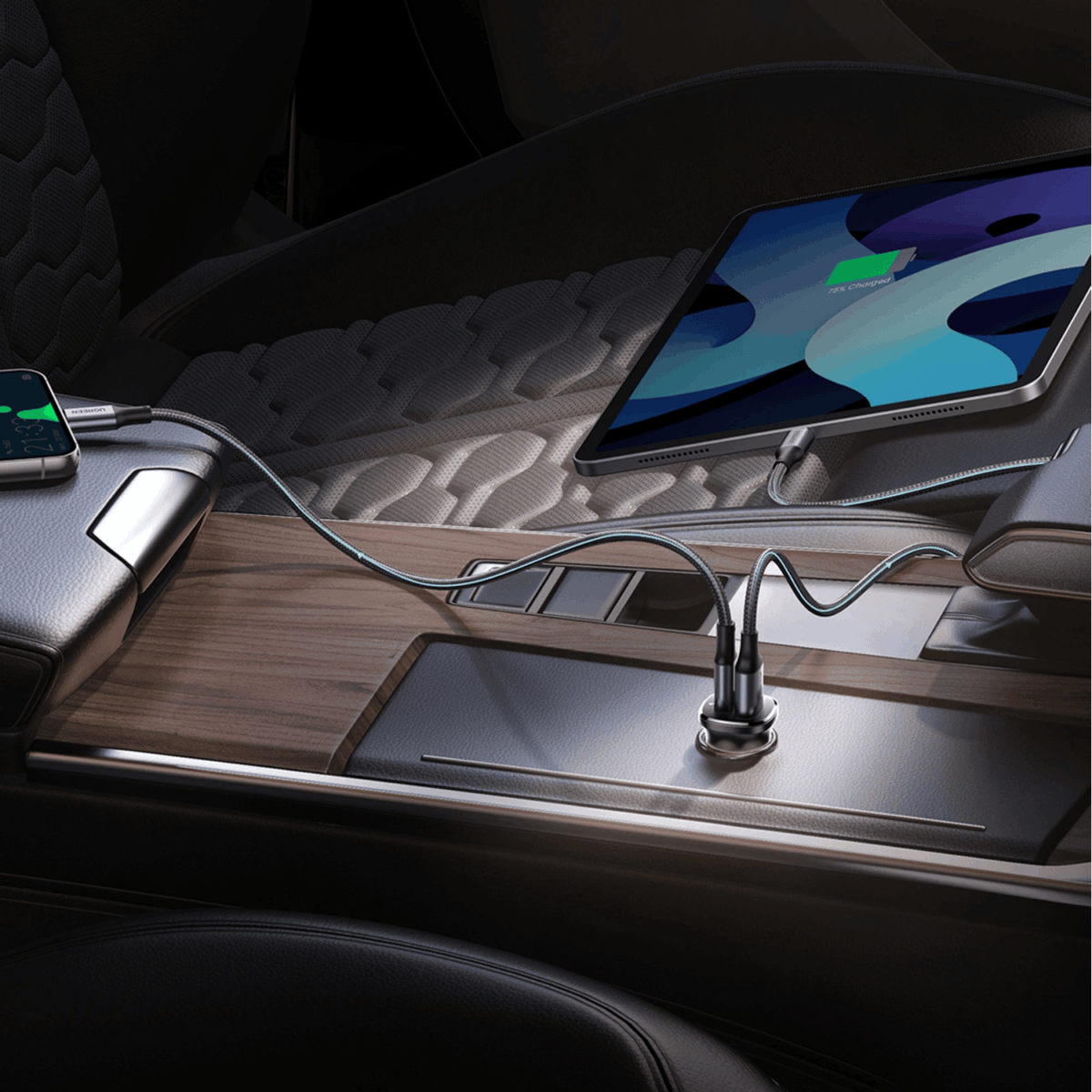 Mnm Box Deals | Ugreen Car Charger Fast Charging 30W 2Ports UGREEN Car Charger Fast Charging 30W 2Ports - Image 4